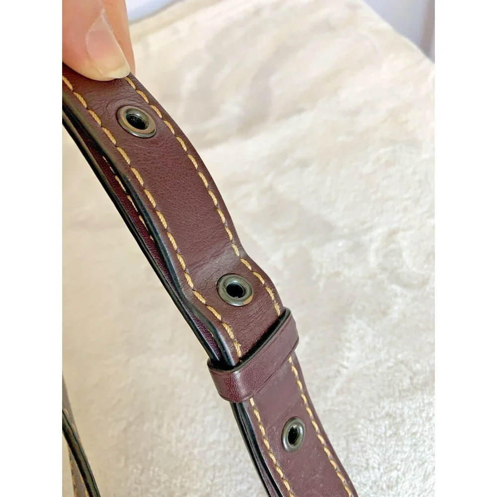 Coach 1941 Archive Duffle Purse Crossbody Oxblood Leather Shoulder Bag 78803